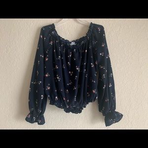 Off the shoulder shirt